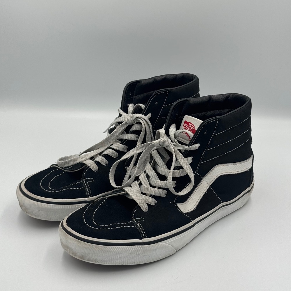 Vans Black Sk8-Hi High Top Sneakers Size 8 NO BOX